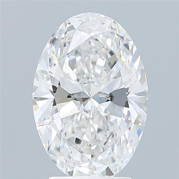 3.08 ct. oval Lab Grown Diamond front image