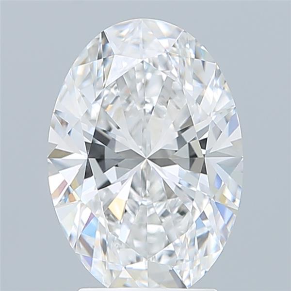 3.08 ct. oval Lab Grown Diamond front image