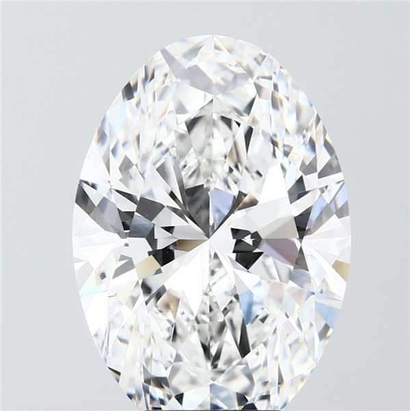 6.05 ct. oval Lab Grown Diamond front image