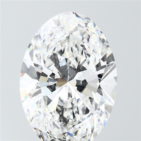 6.03 ct. oval Lab Grown Diamond front image