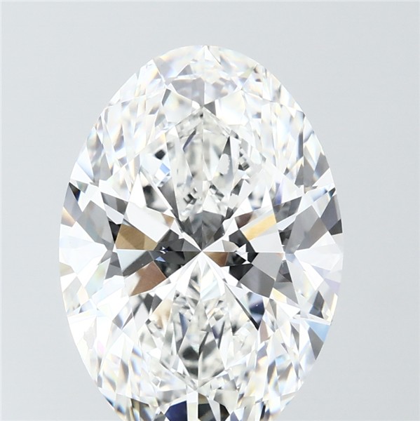 6.06 ct. oval Lab Grown Diamond front image
