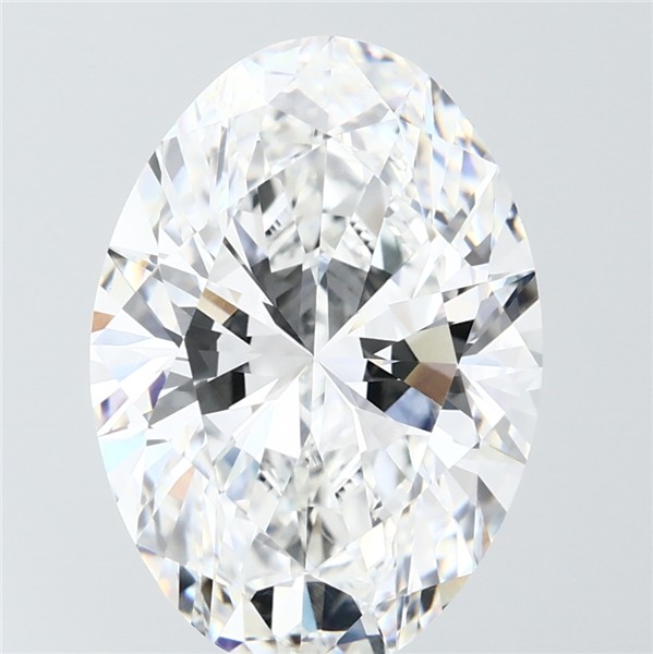 6.09 ct. oval Lab Grown Diamond front image