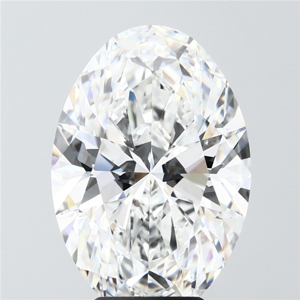 6.08 ct. oval Lab Grown Diamond front image