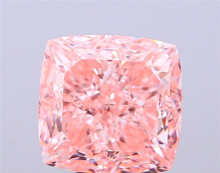 6.07 ct. cushion Lab Grown Diamond front image