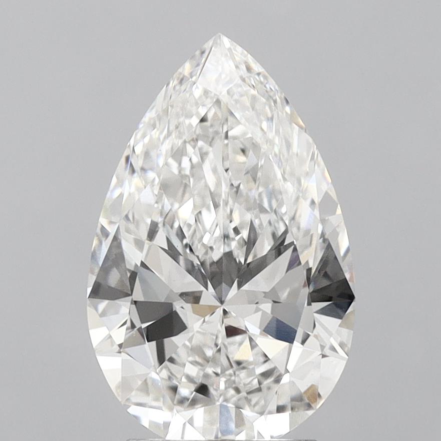 3.05 carat f VS1 EX Cut IGI pear diamond