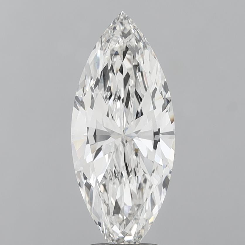 3.09 carat f VVS2 EX Cut IGI marquise diamond