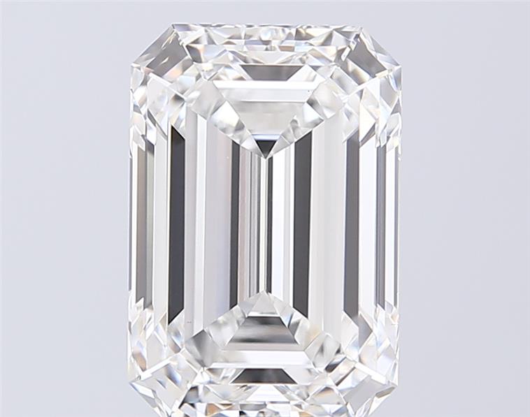 6.04 ct. emerald Lab Grown Diamond front image