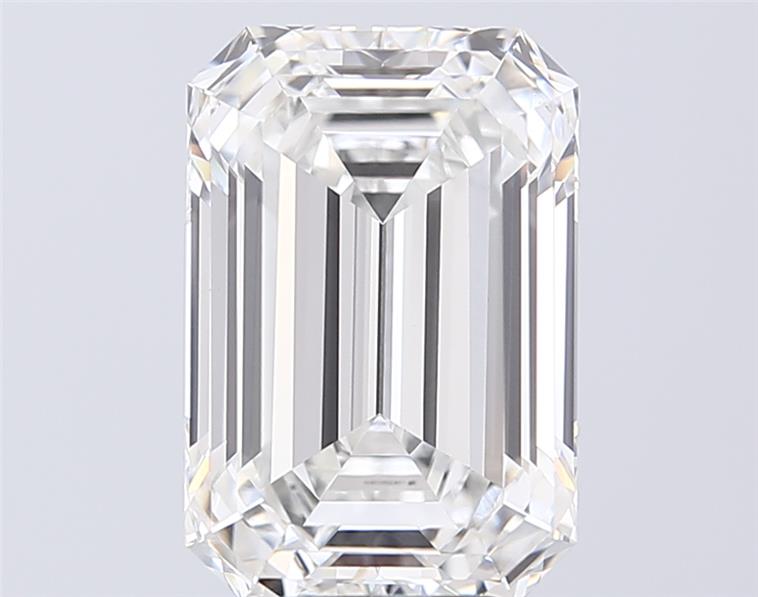 6.08 ct. emerald Lab Grown Diamond front image