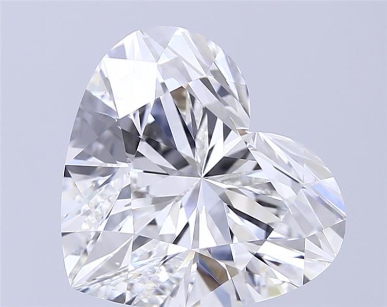 6.53 ct. heart Lab Grown Diamond front image