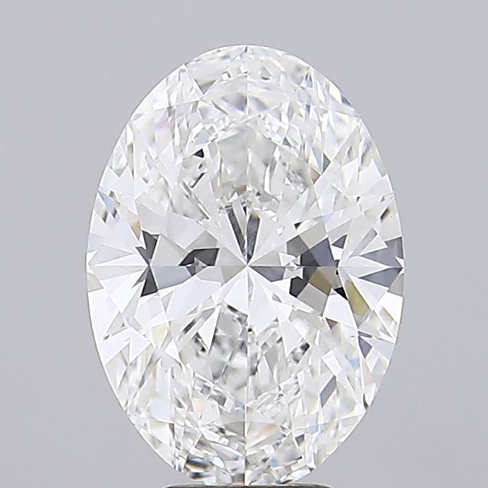 6.08 ct. oval Lab Grown Diamond front image