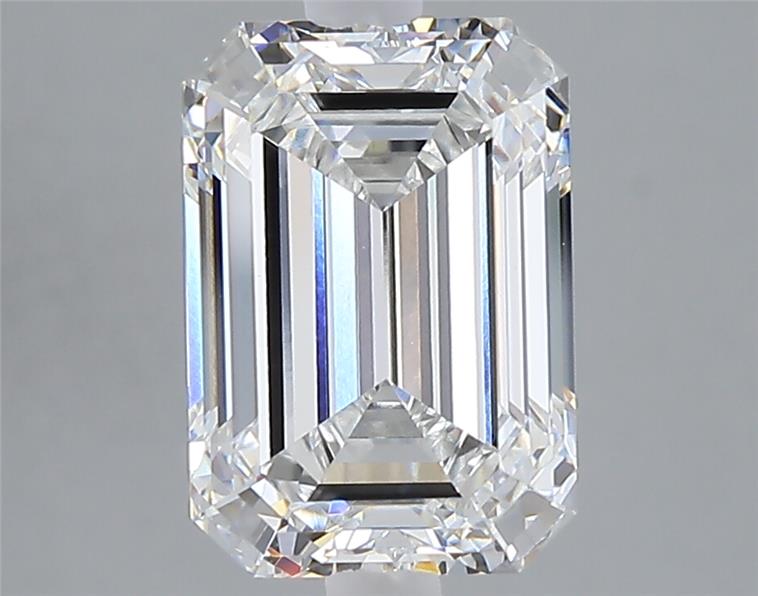 3.04 carat f VVS2 EX Cut IGI emerald diamond