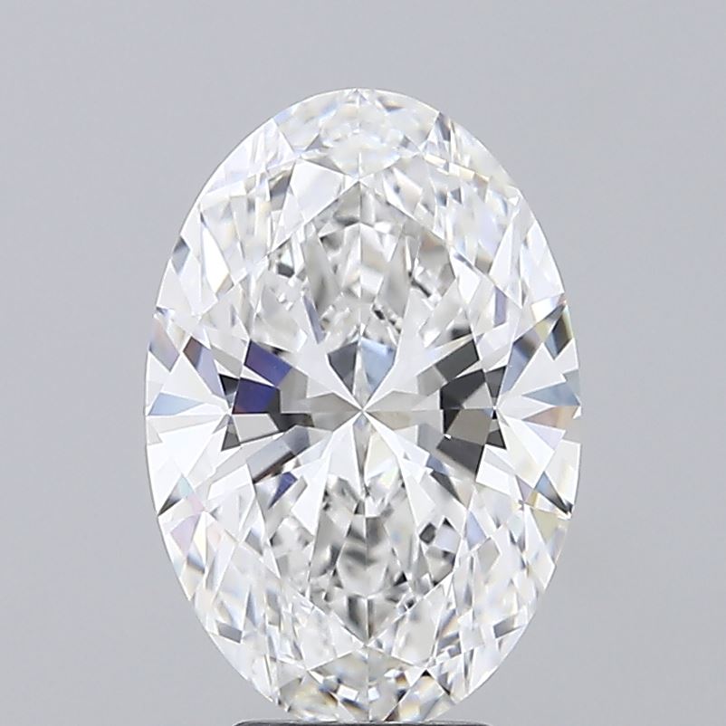 5.01 ct. oval Lab Grown Diamond front image