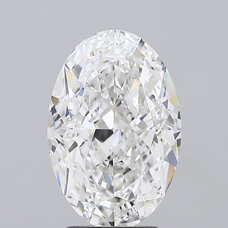 4.07 ct. oval Lab Grown Diamond front image