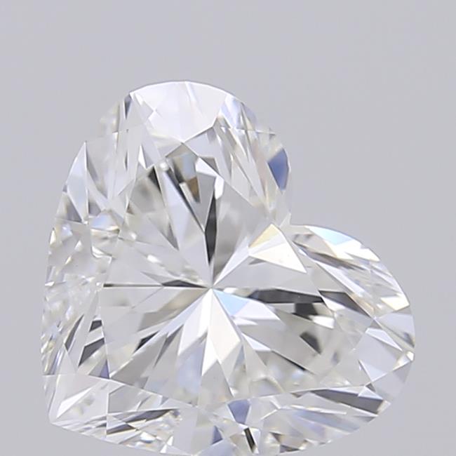 2.9 carat f VVS2 EX Cut IGI heart diamond