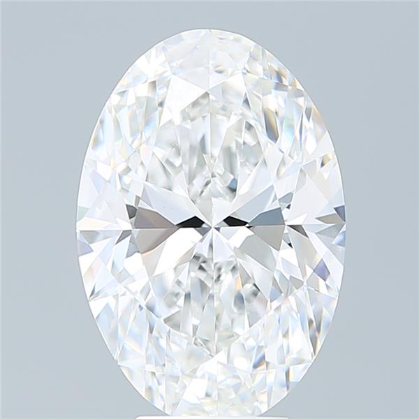 6.33 ct. oval Lab Grown Diamond front image