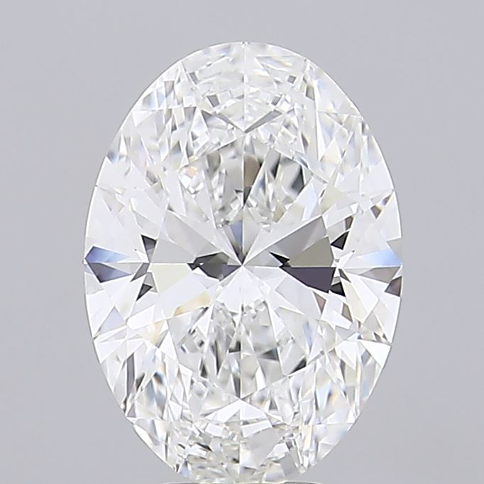 6.08 ct. oval Lab Grown Diamond front image