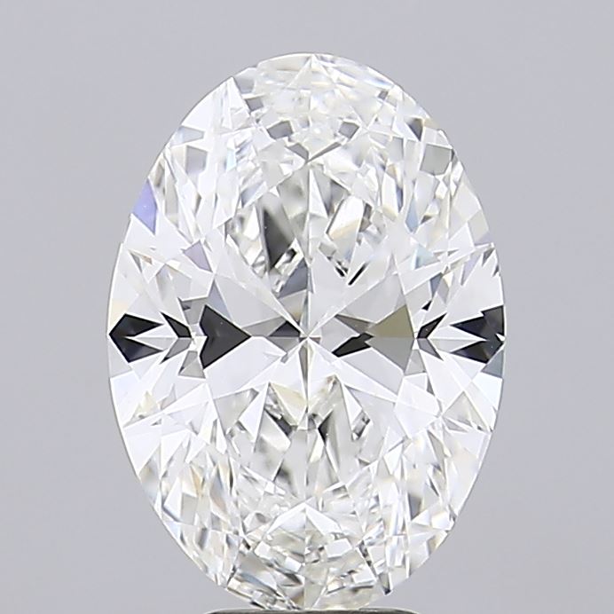 6.03 ct. oval Lab Grown Diamond front image