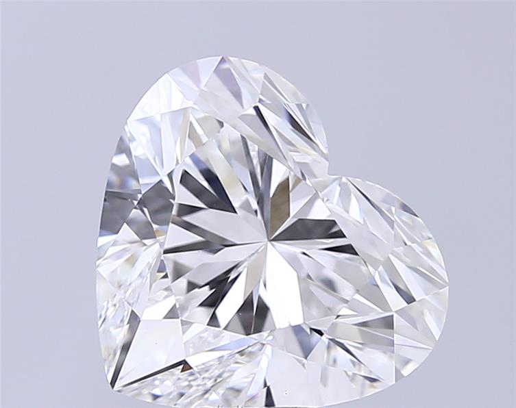 5.52 ct. heart Lab Grown Diamond front image