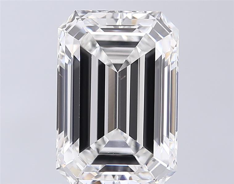 6.09 ct. emerald Lab Grown Diamond front image