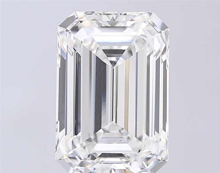 5.71 ct. emerald Lab Grown Diamond front image