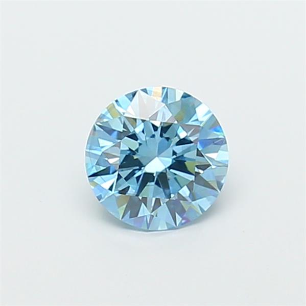 1.07 carat fancy vivid  blue VS2 EX Cut IGI round diamond