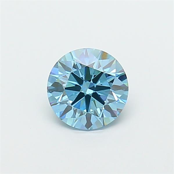 1.1 carat fancy vivid  blue VVS2 ID Cut IGI round diamond