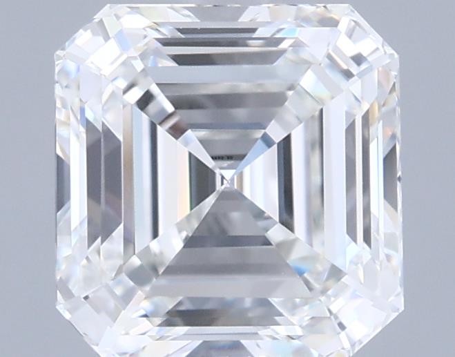 1.61 carat e VVS1 EX Cut IGI asscher diamond