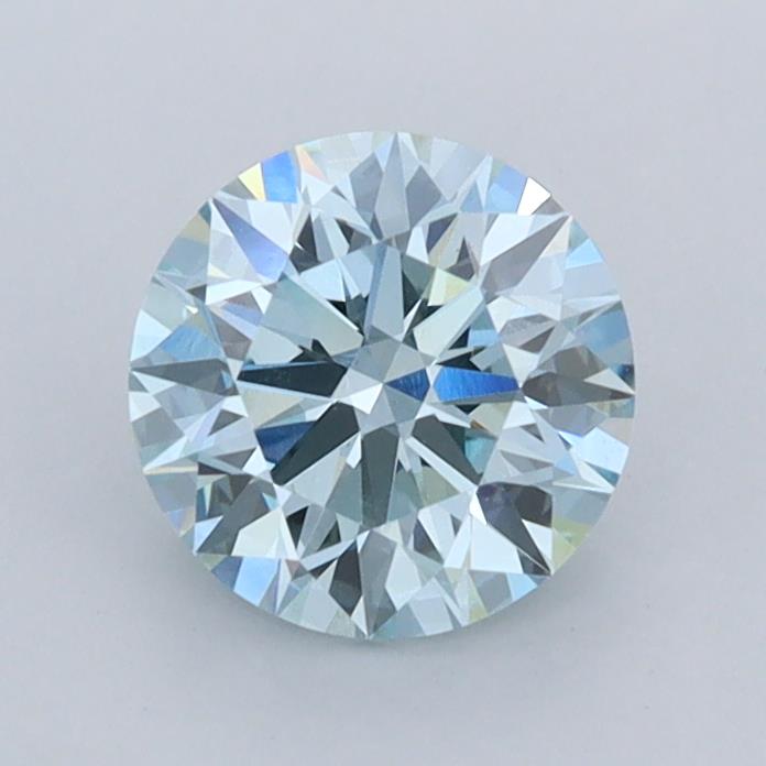1.01 carat fancy intense  blue VVS2 ID Cut IGI round diamond