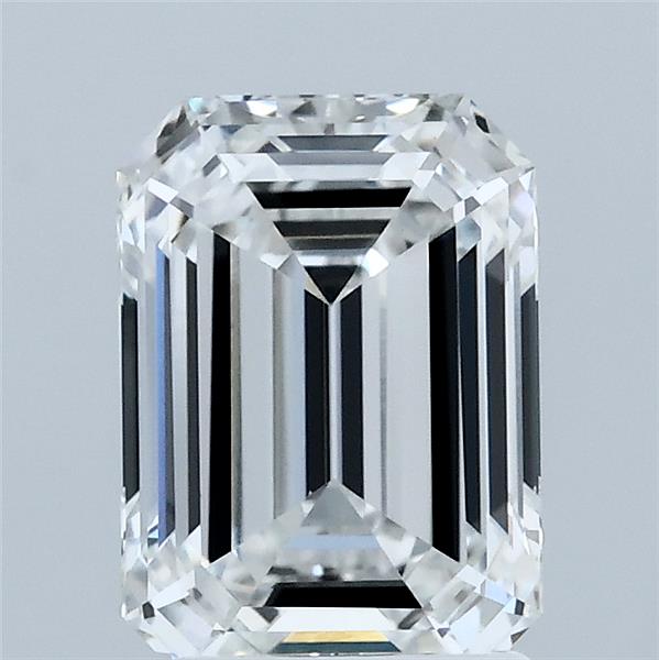 2 carat f VS2 EX Cut IGI emerald diamond