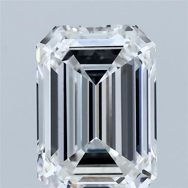 2 carat f VVS2 EX Cut IGI emerald diamond