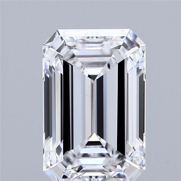 2.57 ct. emerald Lab Grown Diamond front image