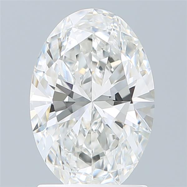 1.69 carat f VVS2 EX Cut IGI oval diamond