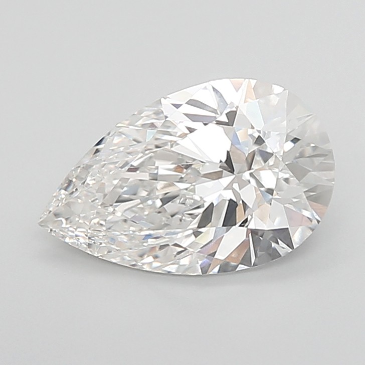 3.03 carat f VVS2 EX Cut IGI pear diamond