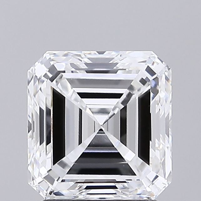 2 carat e VVS2 EX Cut IGI asscher diamond