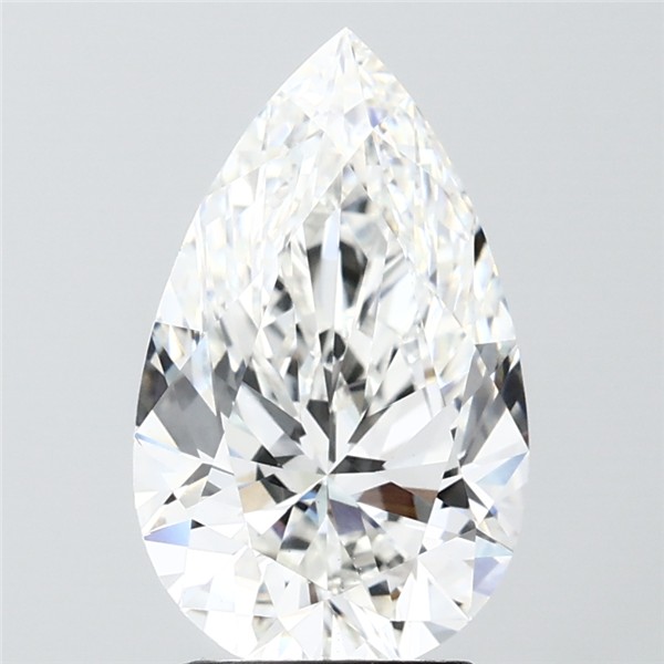 3.09 carat f VS1 EX Cut IGI pear diamond