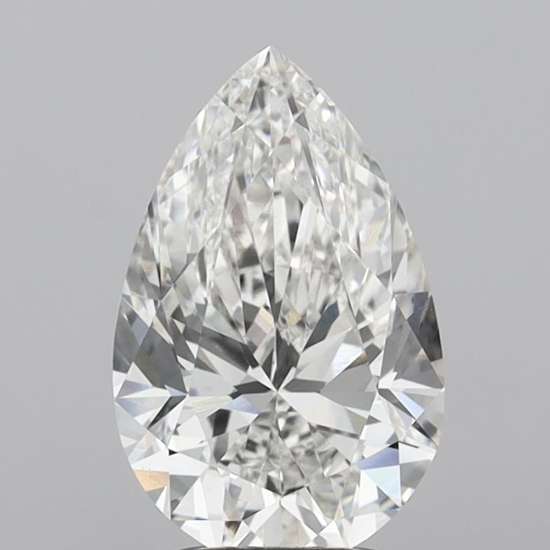 3.15 carat f VS1 EX Cut IGI pear diamond