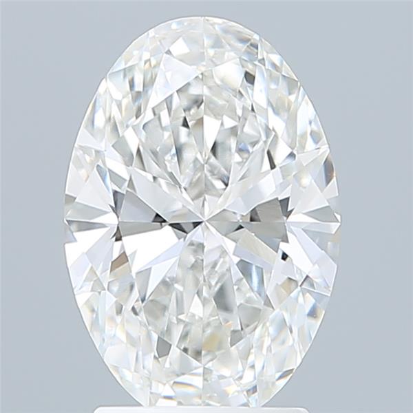 2.43 carat f VVS2 EX Cut IGI oval diamond